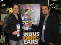 KEVIN WITH PRODUCER-GUITARIST ROY